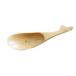 Set of 2 Creative Wooden Tea Spoon (Shark) and Ice Cream Scoop