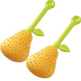 Set of 2 Silicone Tea Bag/Mesh Strainer/Infusers