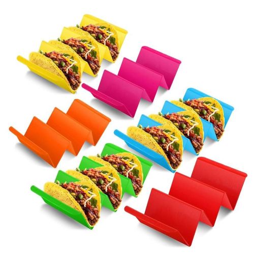 Cooking Utensils Colorful Taco Holder Stand Set Cooking Utensils Colorful Taco Holder Stand Set