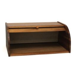 Acacia Roll Top Bread Box