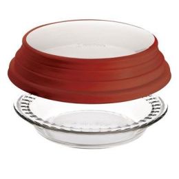 Deep Pie Plate/Red Cover 9.5"