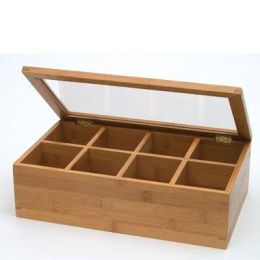 Bamboo/Acrylic Adjustable Tea Box