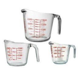 Open Handle Measuring Cup 3 Pc