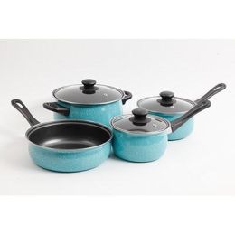 Tourquoise 7 Pc Cookware Set