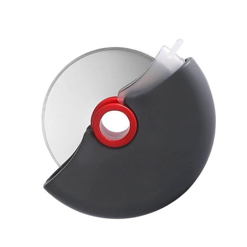 1pc Stainless Steel Round Wheel Cutter With Lid For Cake; Bread; And Pies - Kitchen Baking Tool With Roulette Roller; Suitable For Home Kitchen B